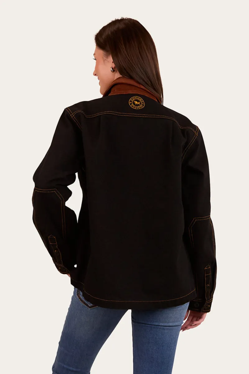Ringers Western Leighton Womens Overshirt - Washed Black