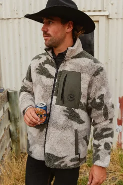 Discount Ringers Western Lennonville Unisex Camo Fleece - Light Camo