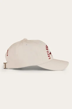 Hot Ringers Western Lets Horse Around Baseball Cap - Off White