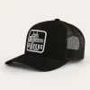 Outlet Ringers Western Long Haul Trucker Cap - Black