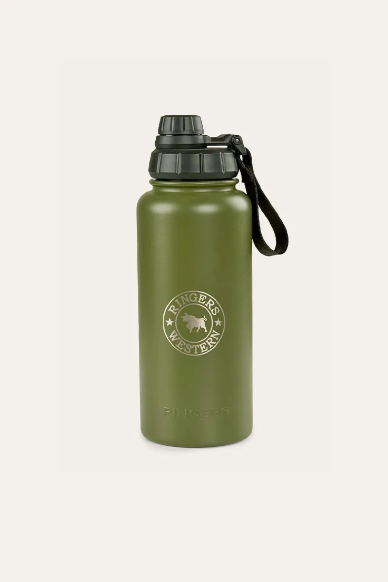 Best Ringers Western Longview Drink Bottle - Cactus Green