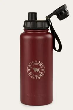 New Ringers Western Longview Drink Bottle - Maroon