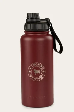 New Ringers Western Longview Drink Bottle - Maroon