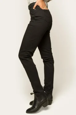Best Ringers Western MacKenzie Womens 5 Pocket Stretch Drill Jeans - Black