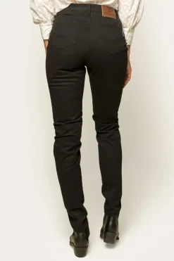 Best Ringers Western MacKenzie Womens 5 Pocket Stretch Drill Jeans - Black