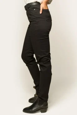 Best Ringers Western MacKenzie Womens 5 Pocket Stretch Drill Jeans - Black