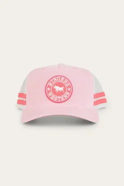 Discount Ringers Western McCoy Kids Trucker Cap - Barley Pink