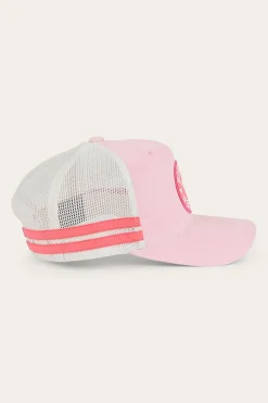 Discount Ringers Western McCoy Kids Trucker Cap - Barley Pink
