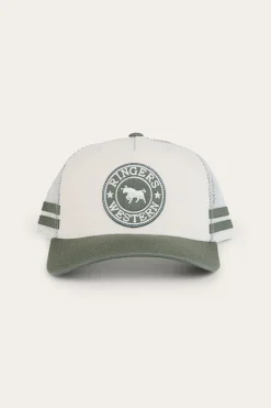 Online Ringers Western McCoy Trucker Cap - Beige / Pale Olive