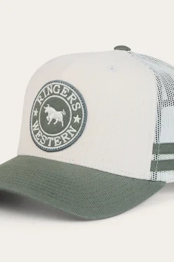 Online Ringers Western McCoy Trucker Cap - Beige / Pale Olive