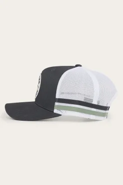 New Ringers Western McCoy Trucker Cap - Charcoal/Leaf