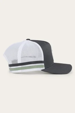 New Ringers Western McCoy Trucker Cap - Charcoal/Leaf