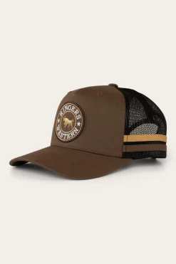 Clearance Ringers Western McCoy Trucker Cap - Chocolate