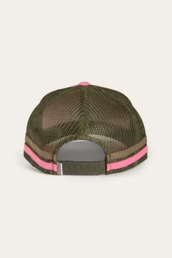Sale Ringers Western McCoy Trucker Cap - Melon/Army