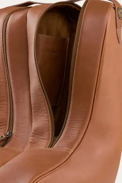 Clearance Ringers Western Miguel Leather Boot Bag - Bourbon