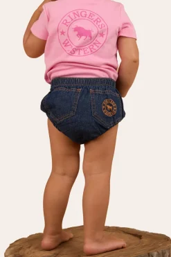Clearance Ringers Western Mila Babies Nappy Bloomer - Classic Blue