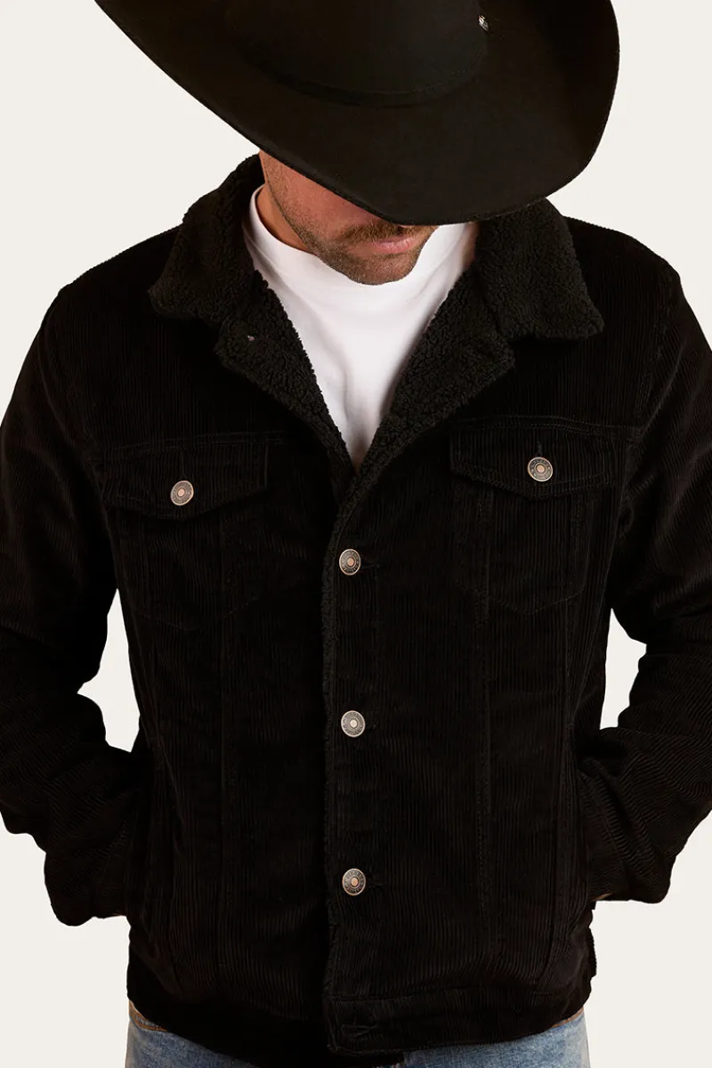 Ringers Western Milawa Mens Corduroy Jacket - Black
