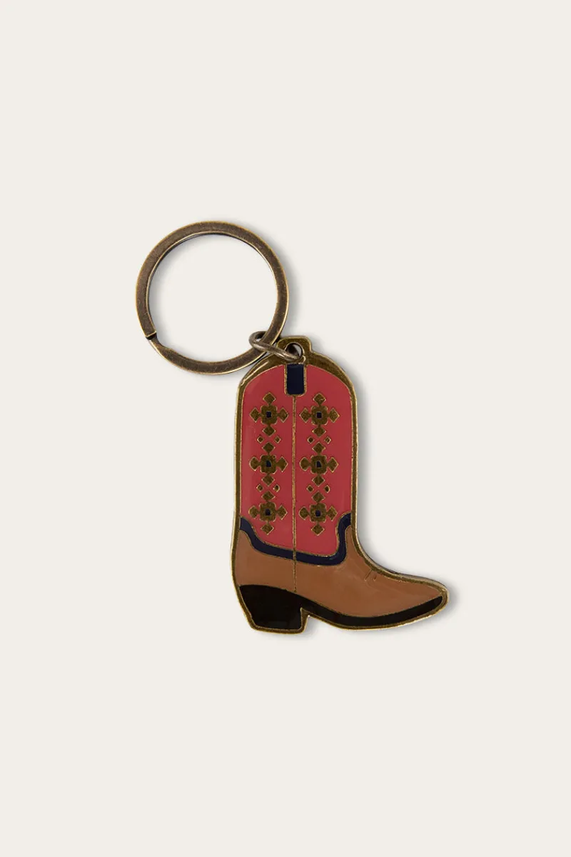 Online Ringers Western Mindy Keyring - Red