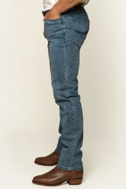 Clearance Ringers Western Mitchell Mens Straight Leg Jean - Light Blue