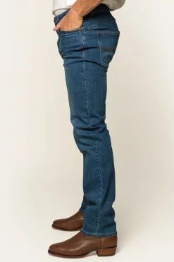 Sale Ringers Western Mitchell Mens Straight Leg Jeans - Mid Blue