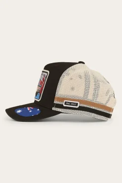 Ringers Western Mud Sweat Beers Deep Fit Trucker Cap - Black