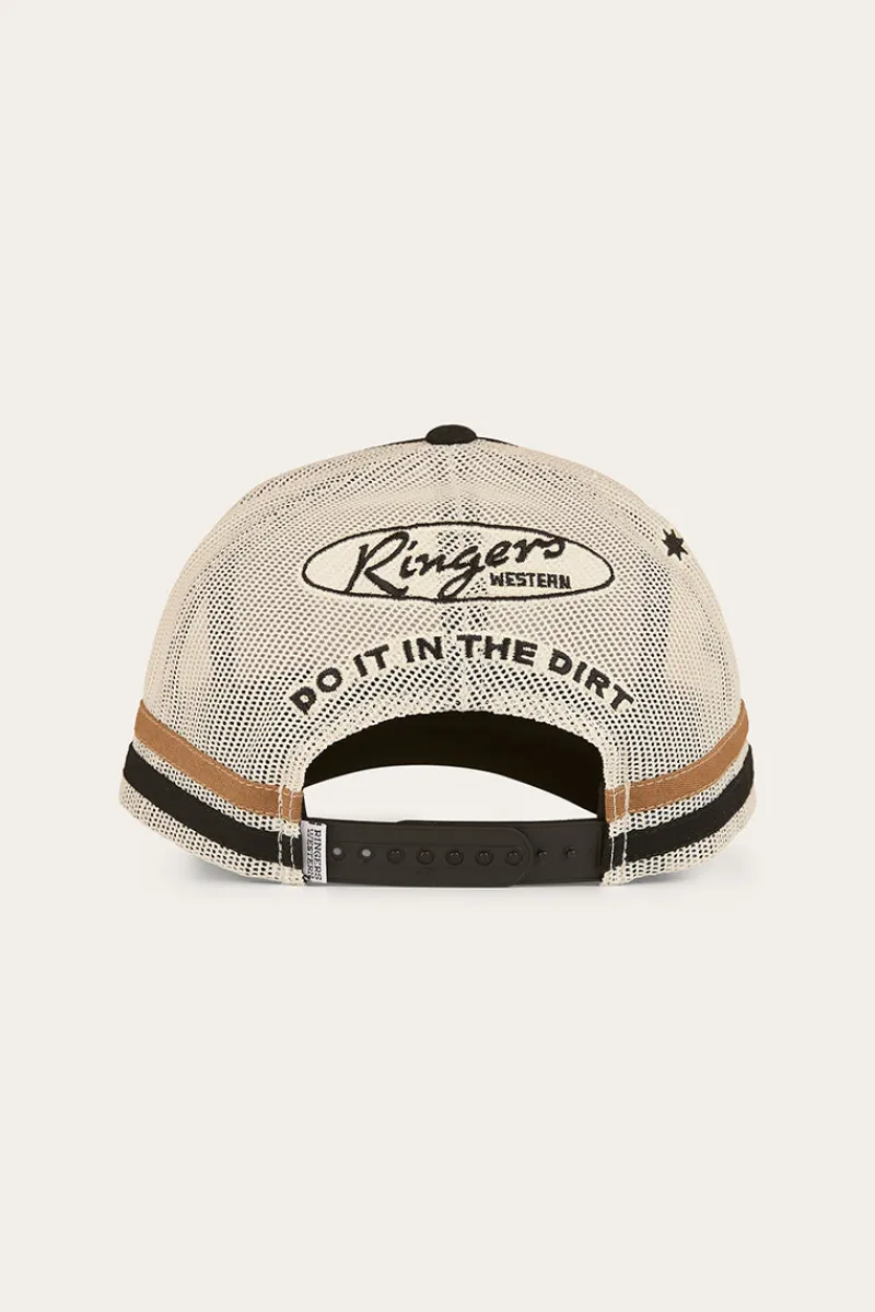 Ringers Western Mud Sweat Beers Deep Fit Trucker Cap - Black