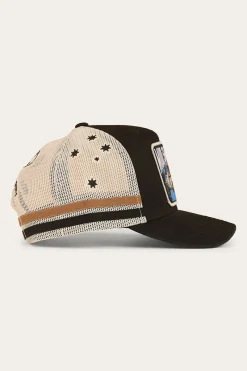 Ringers Western Mud Sweat Beers Deep Fit Trucker Cap - Black