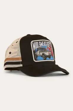 Ringers Western Mud Sweat Beers Deep Fit Trucker Cap - Black