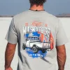 Outlet Ringers Western Mud Sweat Beers Mens Loose Fit T-Shirt - Cement