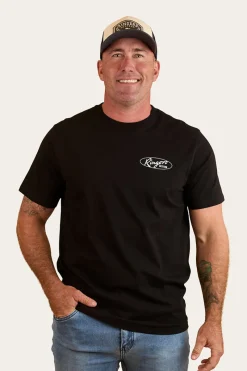 Discount Ringers Western Mud Sweat Beers Mens Loose Fit T-Shirt - Black
