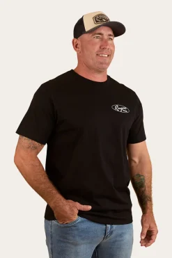 Discount Ringers Western Mud Sweat Beers Mens Loose Fit T-Shirt - Black