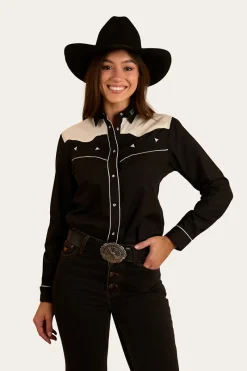 Outlet Ringers Western Musgraves Womens Western Shirt - Black