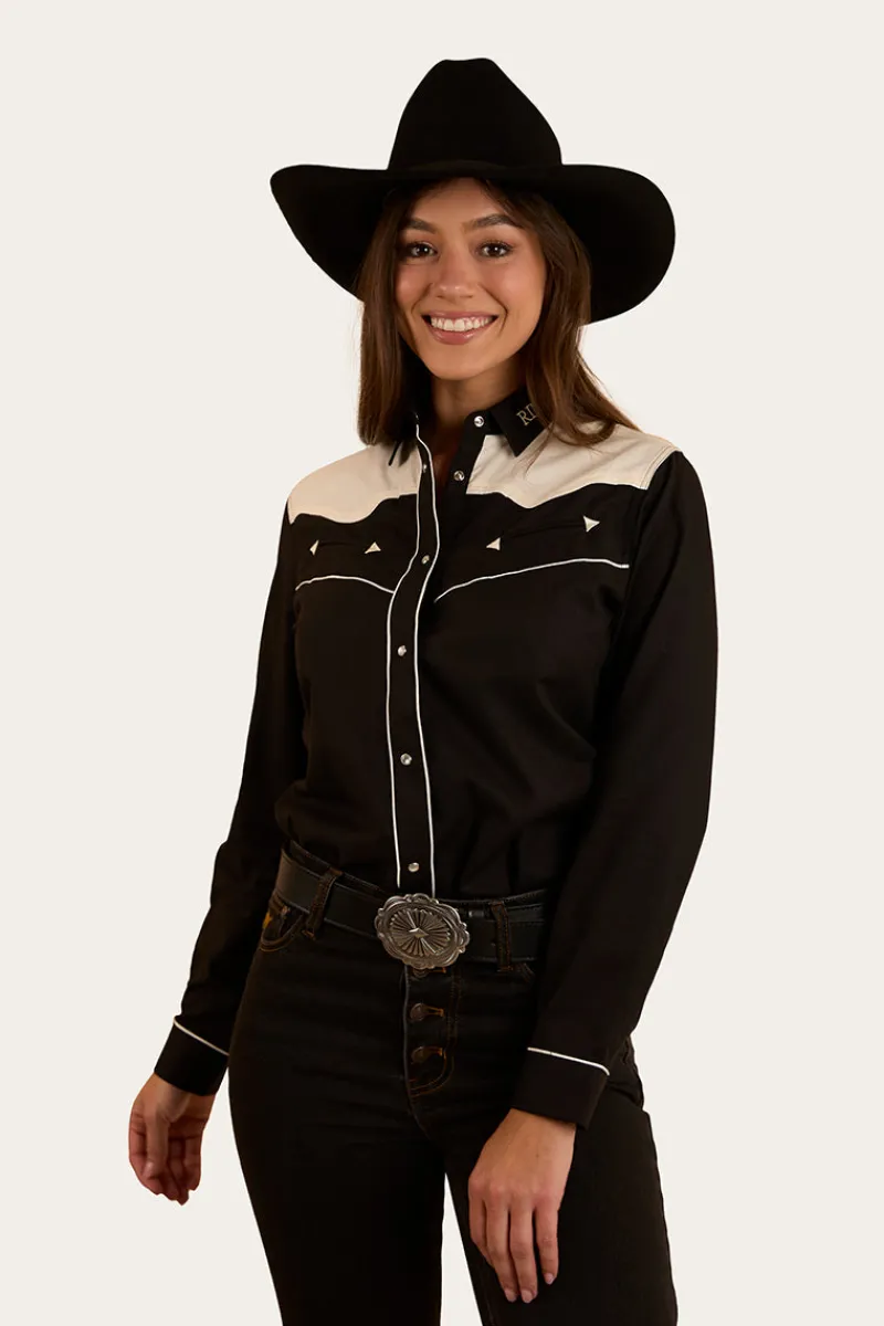 Outlet Ringers Western Musgraves Womens Western Shirt - Black