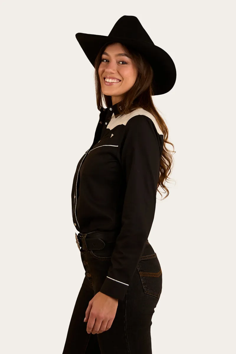 Outlet Ringers Western Musgraves Womens Western Shirt - Black
