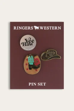 Outlet Ringers Western Nandaka Pin Set - Multi