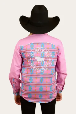 Sale Ringers Western Oakley Kids Limited Edition Work Shirt - Pink