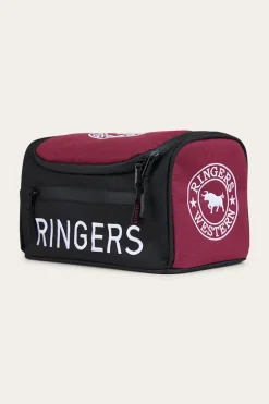 Hot Ringers Western Occy Toiletry Bag - Burgundy / Black