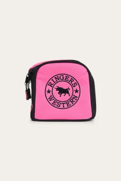 Hot Ringers Western Occy Toiletry Bag - Pink / Black