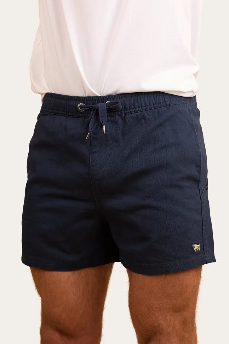 Discount Ringers Western Oliver Heavy Weight Ruggers - Dark Navy/Camel