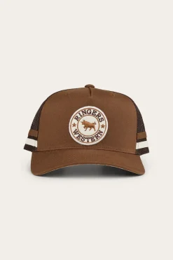 New Ringers Western Pendleton Trucker Cap - Chocolate