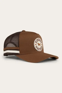 New Ringers Western Pendleton Trucker Cap - Chocolate