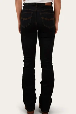Best Ringers Western Penny Womens High-Rise Bootleg Jeans - Dark Blue