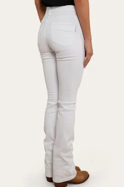 Online Ringers Western Penny Womens High-Rise Bootleg Jeans - White