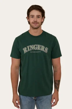 Clearance Ringers Western Princeton Mens Loose Fit T-Shirt - Pine