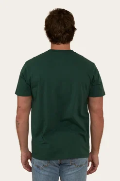 Clearance Ringers Western Princeton Mens Loose Fit T-Shirt - Pine