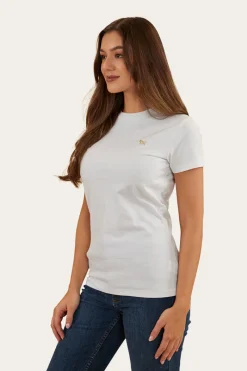 Sale Ringers Western Reeves Womens Classic Fit T-Shirt - White