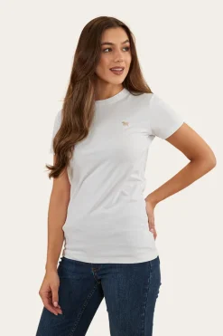 Sale Ringers Western Reeves Womens Classic Fit T-Shirt - White