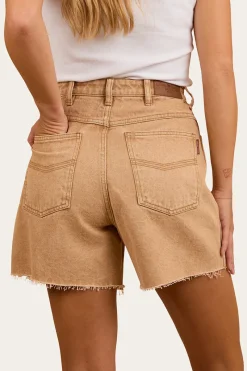 Discount Ringers Western Remy Womens Denim Short - Dark Sand