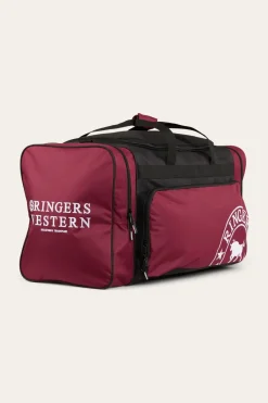 Discount Ringers Western Rider Sports Bag - Burgundy/Black