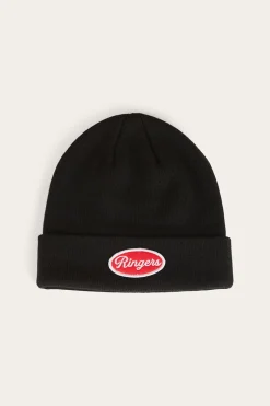 Outlet Ringers Western Ridge Beanie - Black
